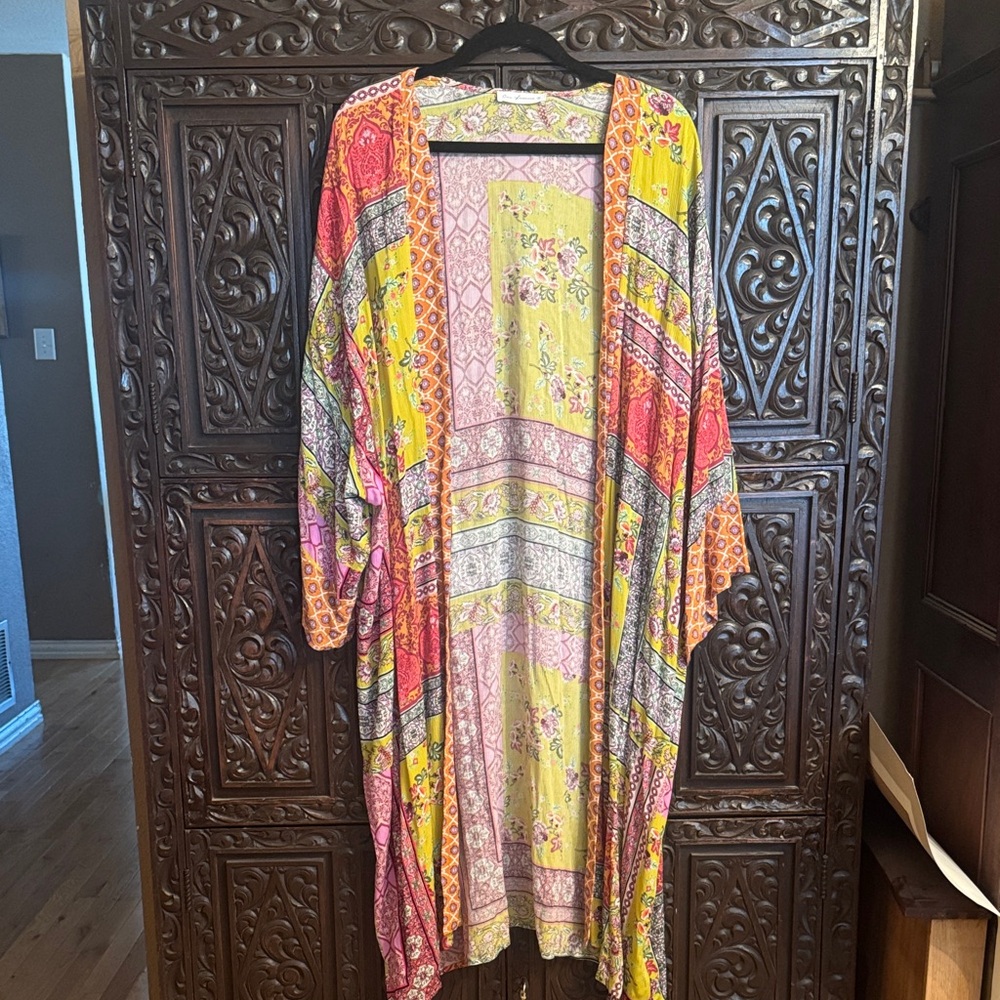 Ces Femme Floral Kimono Size S